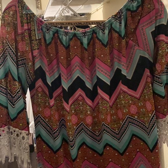 L-xL blouse multi colored used - Picture 4 of 6